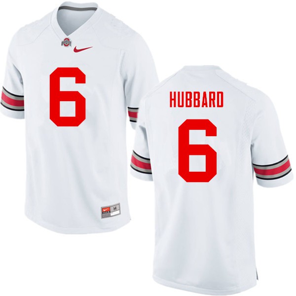 Ohio State Buckeyes #6 Sam Hubbard Men Embroidery Jersey White OSU35069